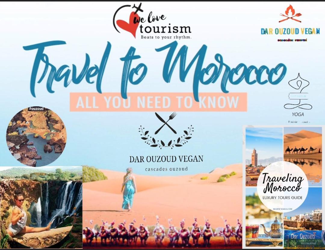 ホテル Dar Ouzoud Vegan エクステリア 写真